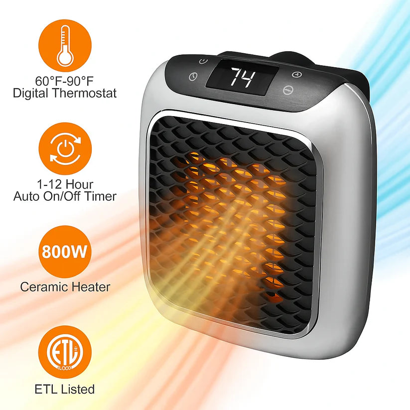 Mini Handy Wall Heater – Compact, Fast Heating, Energy Efficient (Winter Essential