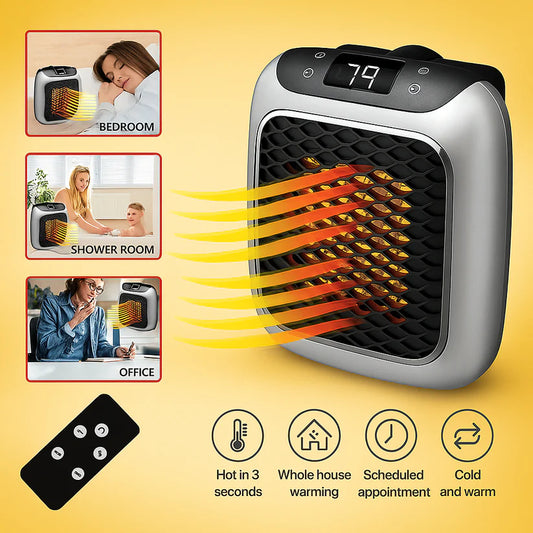 Mini Handy Wall Heater – Compact, Fast Heating, Energy Efficient (Winter Essential