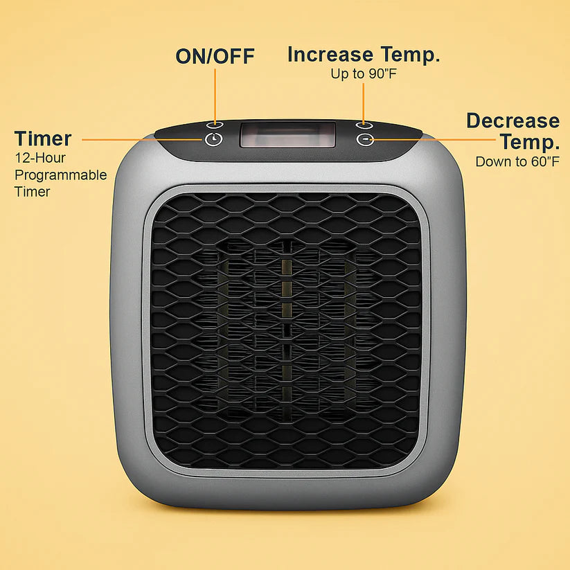 Mini Handy Wall Heater – Compact, Fast Heating, Energy Efficient (Winter Essential